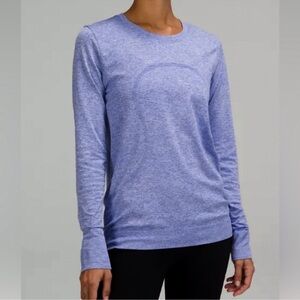 Lululemon Athletica Light Blue Long Sleeve Tee